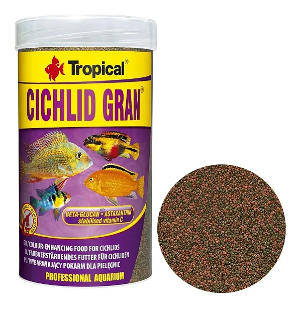 Ração Tropical Cichlid Gran - Pote 55g
