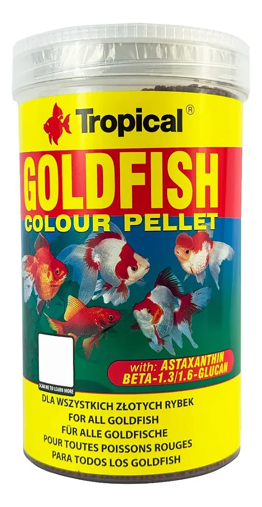 Ração Tropical Goldfish Colour Pellet 360g