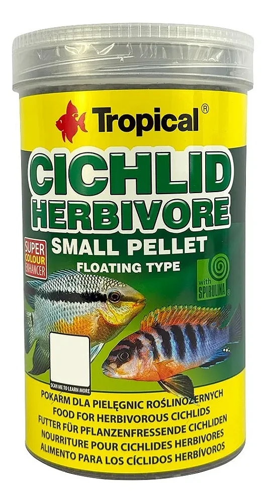 Ração Tropical Herbivore Small Pellet - Pote 360g