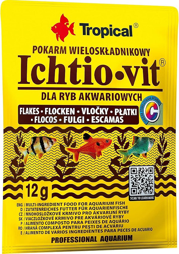 Ração Tropical Ichtio Vit - 12g sachet