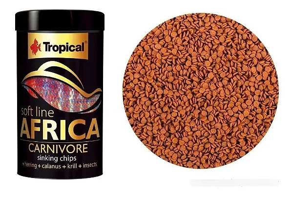Ração Tropical Soft Line Africa Carnivore 52g