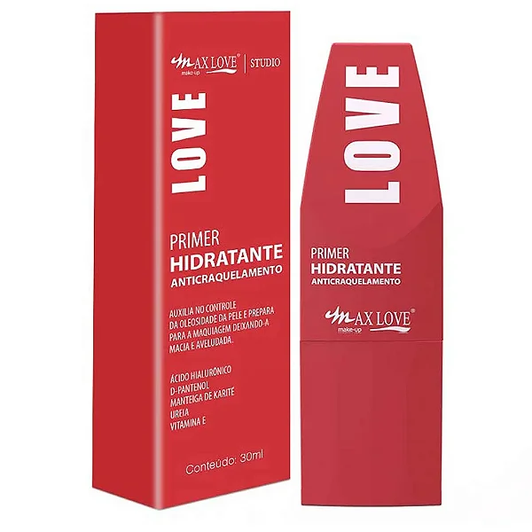 Primer Facial Hidratante Anticraquelamento - Max Love