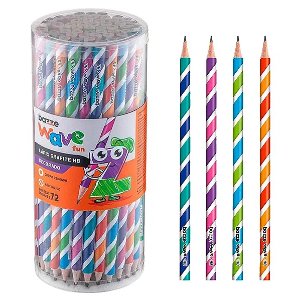 Lápis Wazze Bazze decorado - 1 uni