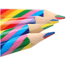 Lápis de cor Lyke arco iris Jumbo - 1 uni