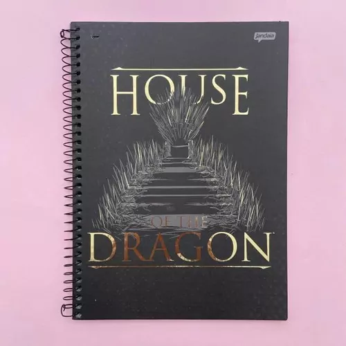 Caderno 10 Matérias House Of The Dragon 160fls Capa Dura