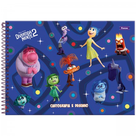 Caderno Cartografia Capa Dura Divertidamente - 1 uni