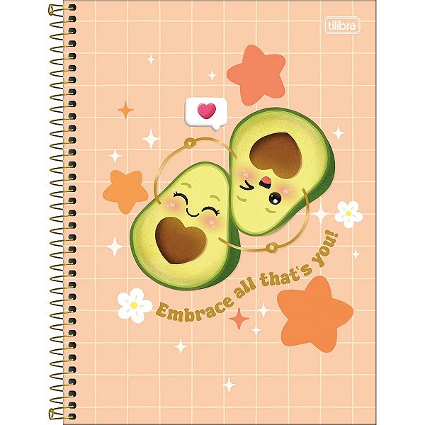 Caderno Espiral Universitário 10 Matérias Abacute 160 Folhas -  - Tilibra (Opc 2)