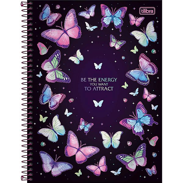 Caderno Espiral Universitário 1 Matérias Daisy 80 Folhas - Tilibra (Opc 4)