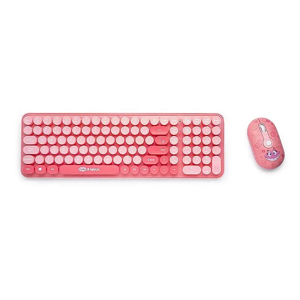 Combo Mouse e Teclado Fini Wireless com Mini Receptor Letron