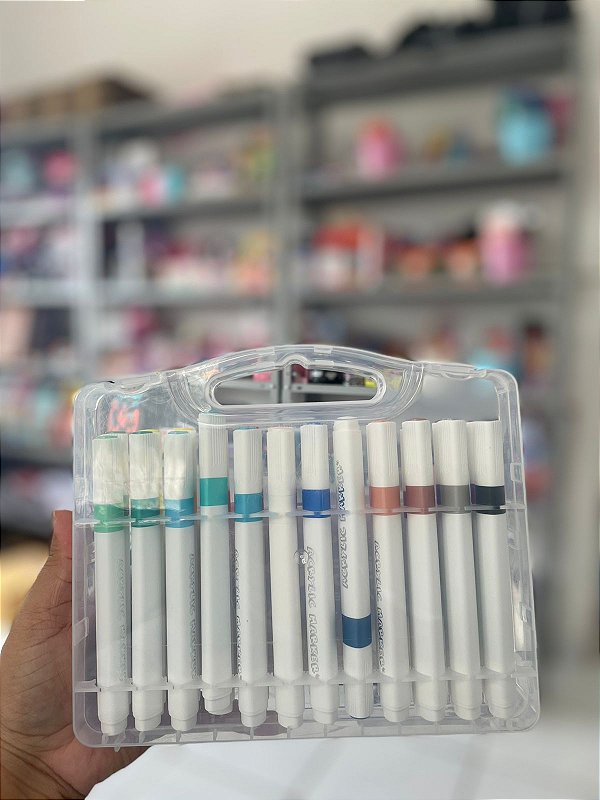 Marca texto acrylic marker  com 24 Uni