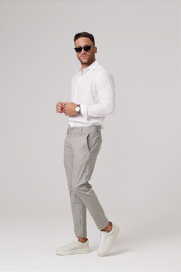 Calça de Sarja Chino