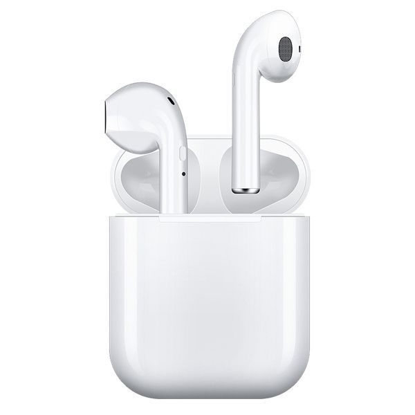 AirPods i9S TWS UPGRADED Bluetooth Fone De Ouvido Sem Fio para Iphone e Android + Case + Capa De Silicone com gancho