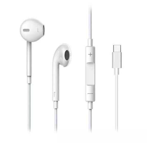 Fone De Ouvido Stereo Earpods Tipo C para Xiaomi MI 8, MI 9, SE