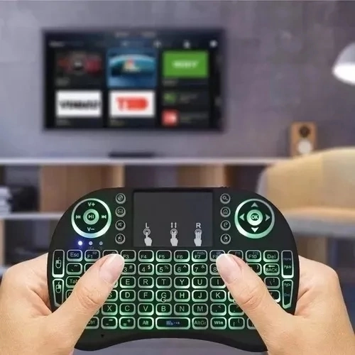 Mini Teclado sem fio para Smart Tv e TV Box Touch, Air Mouse