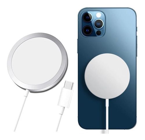 Carregador iPhone 15 Pro Max Kit Fonte 20W + Magsafe sem fio