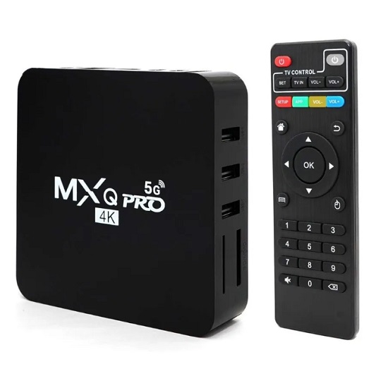 Conversor Smart TV BOX MXQ PRO 4K 5G 512GB de Memória e 64GB de RAM Android 13.1
