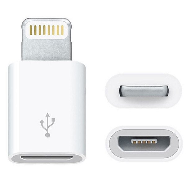 Adaptador Usb Lightning V8 Para Iphone 5 6 e 7