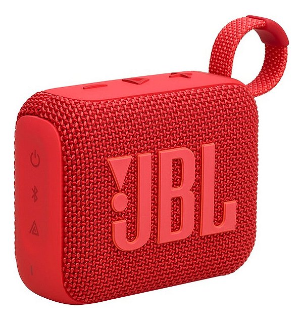 JBL GO 4 Vermelha – Caixa Bluetooth Portátil IPX7, Leve e à Prova d’Água