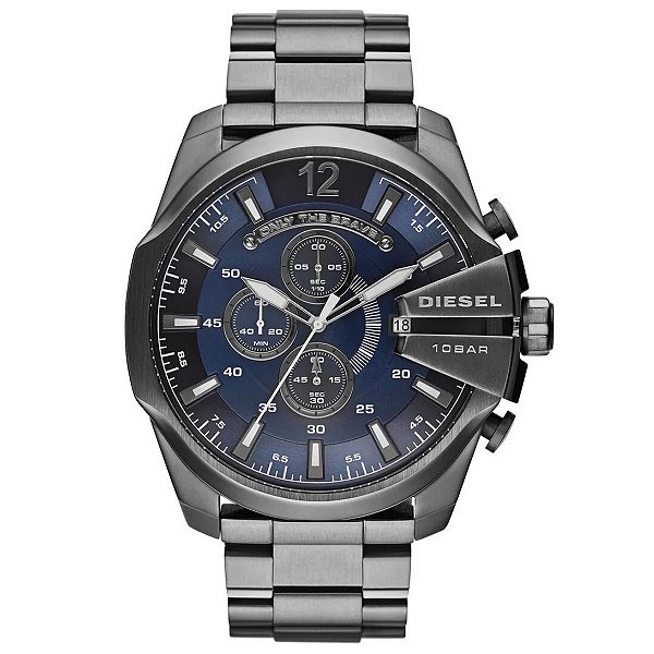 Relógio Diesel Cronógrafo Masculino DZ4323 – Caixa e Pulseira em Aço Inox – Resistência 10 ATM