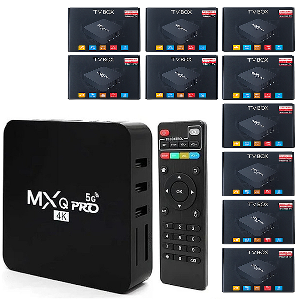 Atacado 10 Pçs TV 4K Smart Android BOX