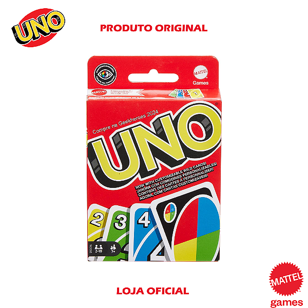 Jogo de cartas Uno - Tradicional - Mattel
