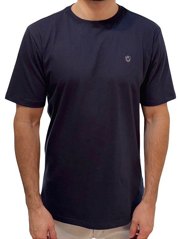 Camiseta Azul Marinho Long Wang