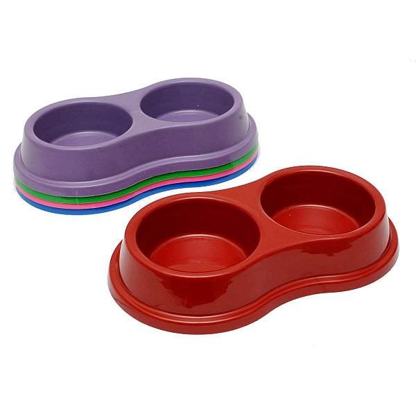 COMEDOURO DUPLO PARA CÃES