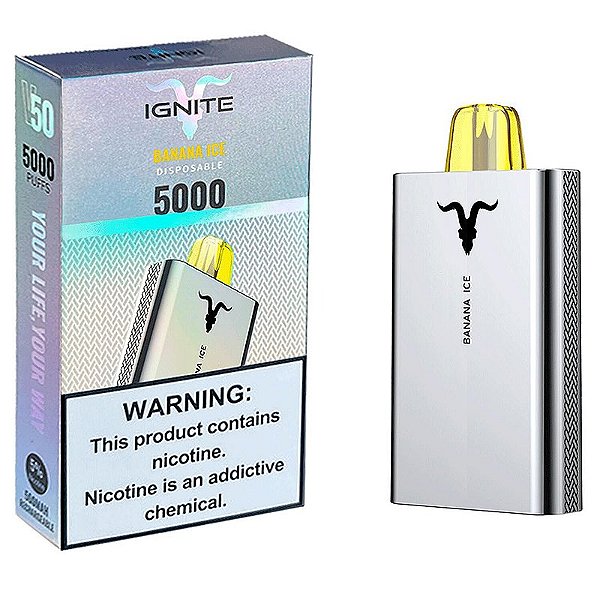 Ignite 5000 Puffs Banana Ice (V50)