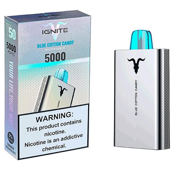 Ignite 5000 Puffs Blue Cotton Candy (V50)