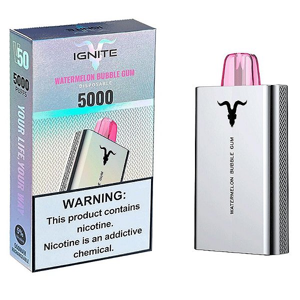 Ignite 5000 Puffs Watermelon Bubble Gum (V50)