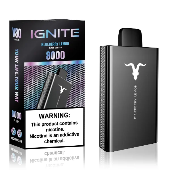 Ignite 8000 Puffs Blueberry Lemon (V80)