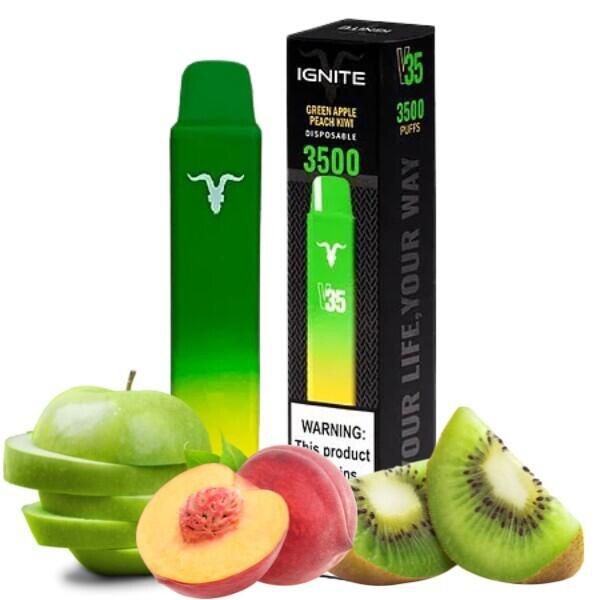 Ignite V35 Green Apple Peach Kiwi
