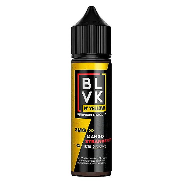 BLVK Juice N'Yellow Mango Strawberry Ice 60ml 3mg