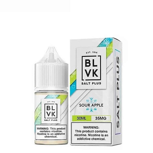 BLVK Plus Sour Apple Ice 30ml 50mg
