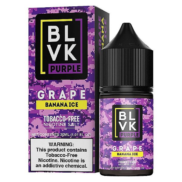 BLVK Purple Grape Banana Ice 30ml 50mg