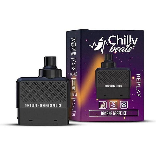 Chilly Beats Refil 10K Banana Grape Ice