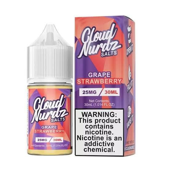 Cloud Nurdz Grape Strawberry 30ml 50mg