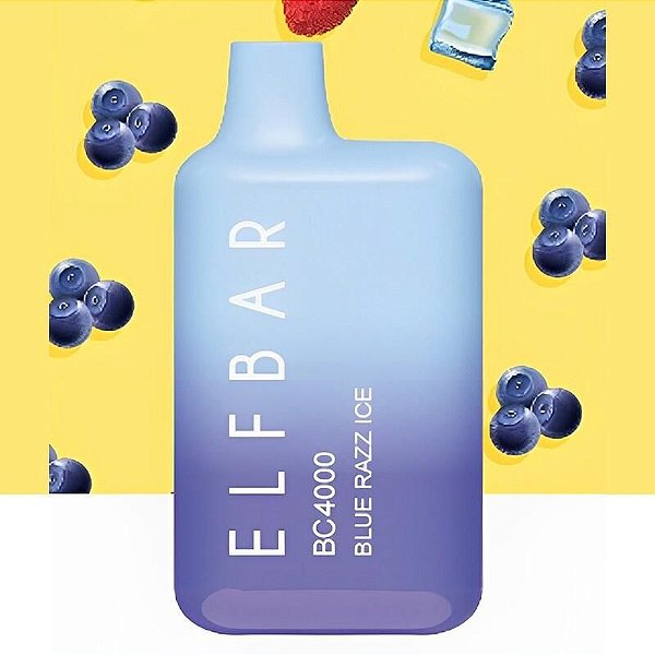 Elfbar BC4000 puffs Blue Razz Ice