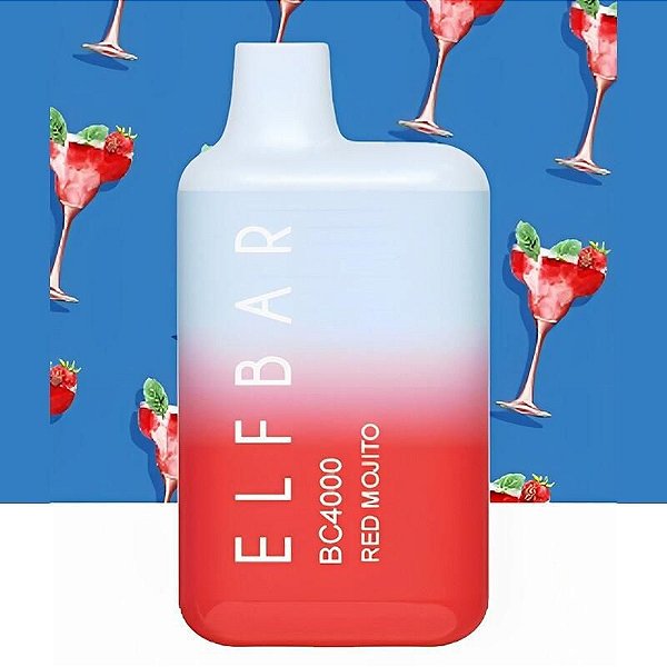 Elfbar BC4000 puffs Red Mojito