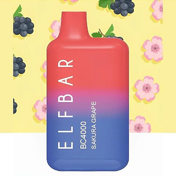 Elfbar BC4000 puffs Sakura Grape