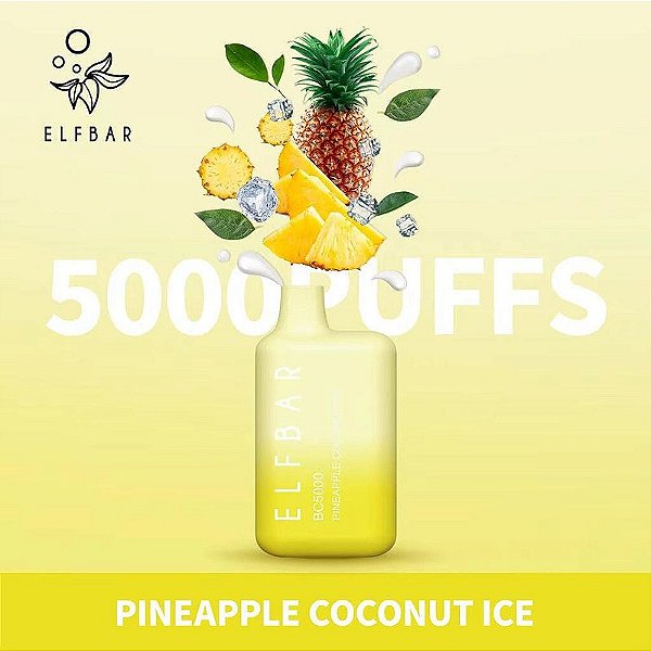 Elfbar BC5000 Puffs Pineapple Coconut Ice