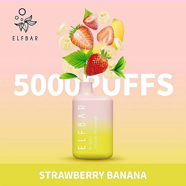 Elfbar BC5000 Puffs Strawberry Banana