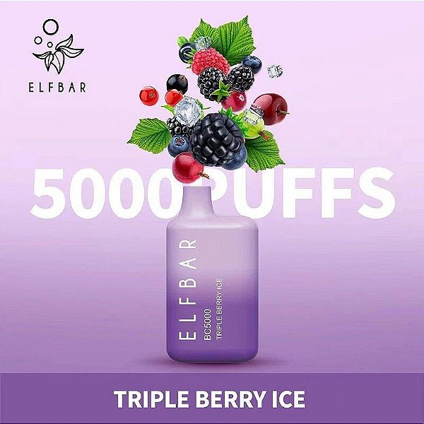 Elfbar BC5000 Puffs Triple Berry Ice