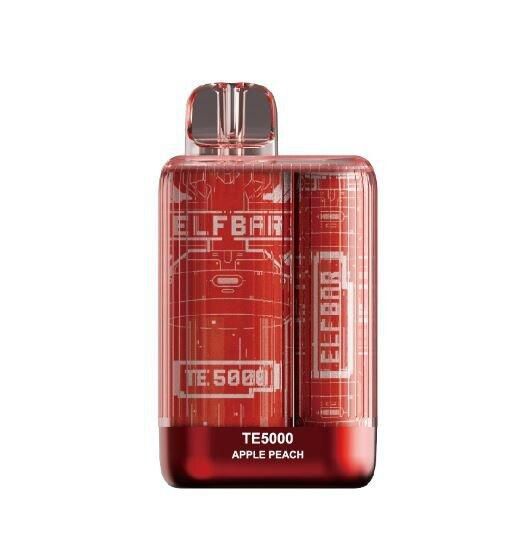 Elfbar TE5000 puffs Apple Peach