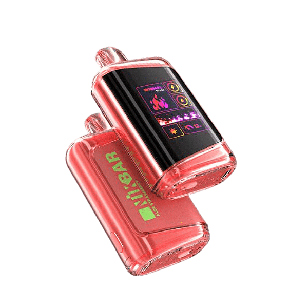 Nikbar 25.000 Puffs - Aloe Strawberry - Ultra HD Screen