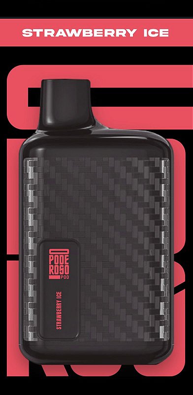 Poderoso Pod 4.000 Strawberry Ice