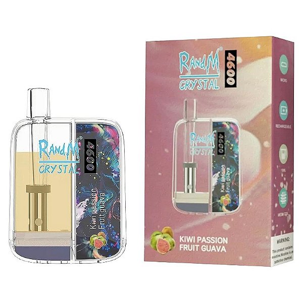 Randm Crystal 4600 Kiwi Passion Fruit Guava