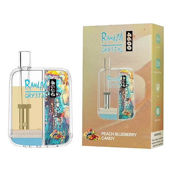 Randm Crystal 4600 Peach Blueberry Candy