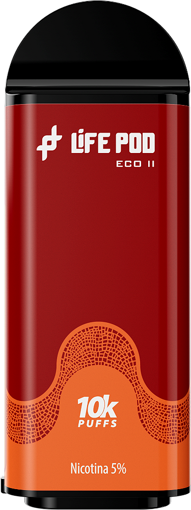 Life Pod Red Orange Refil 10.000 Puffs