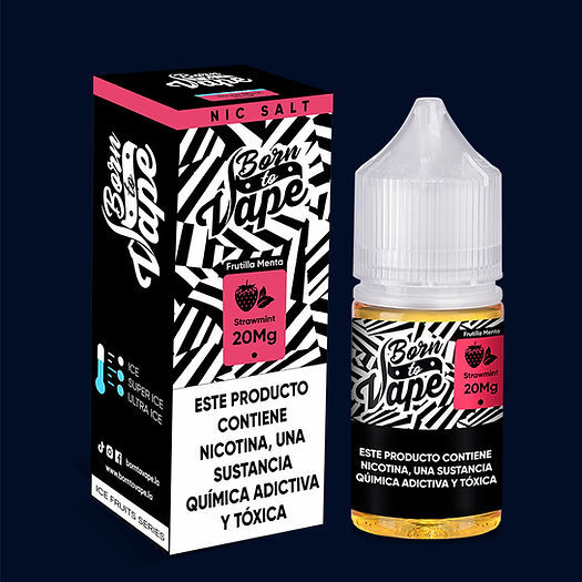 Born to Vape - StrawMint- 30ml 35mg